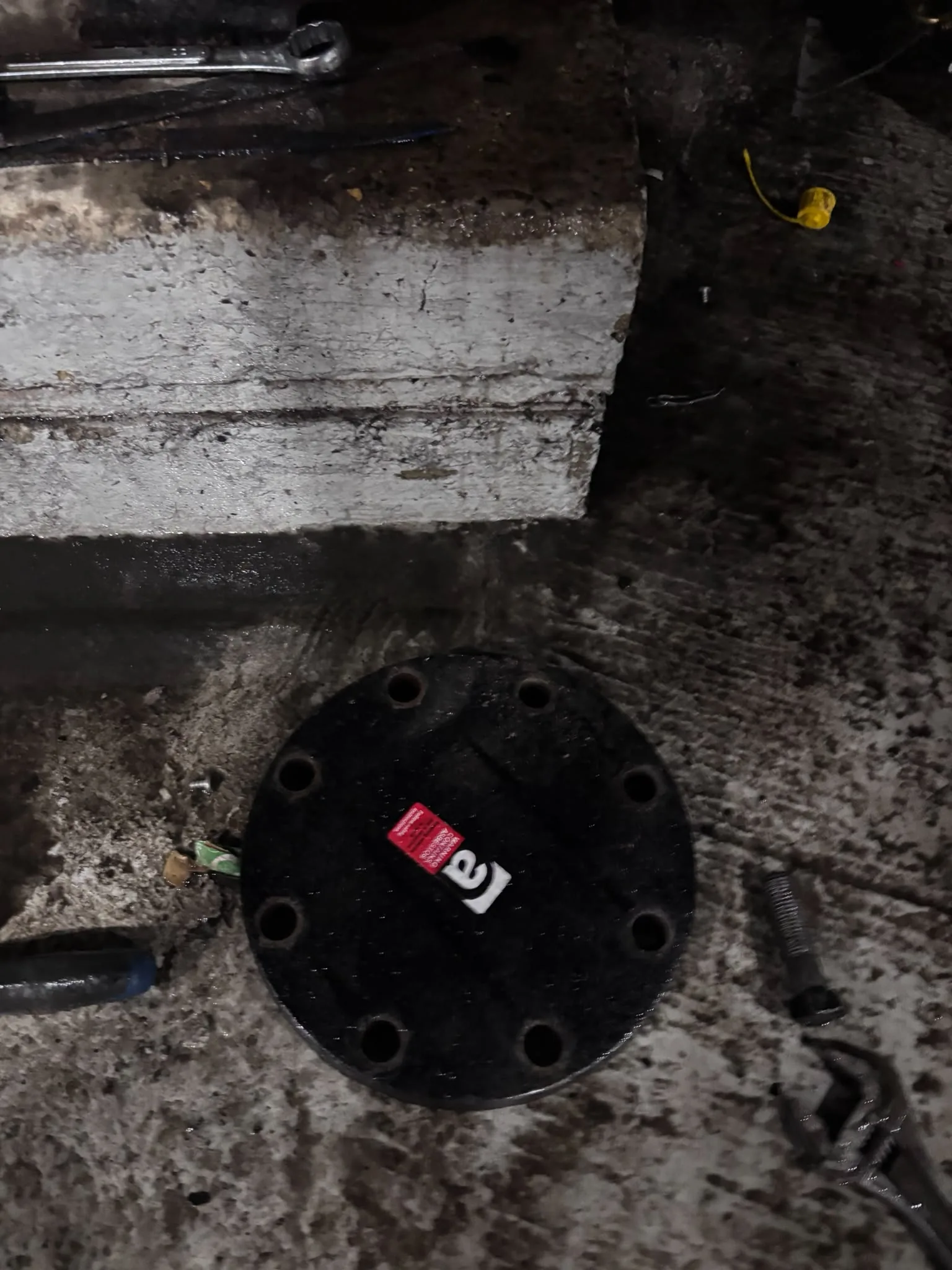 Artex scraping from a concrete ceiling during Battersea refurbishment